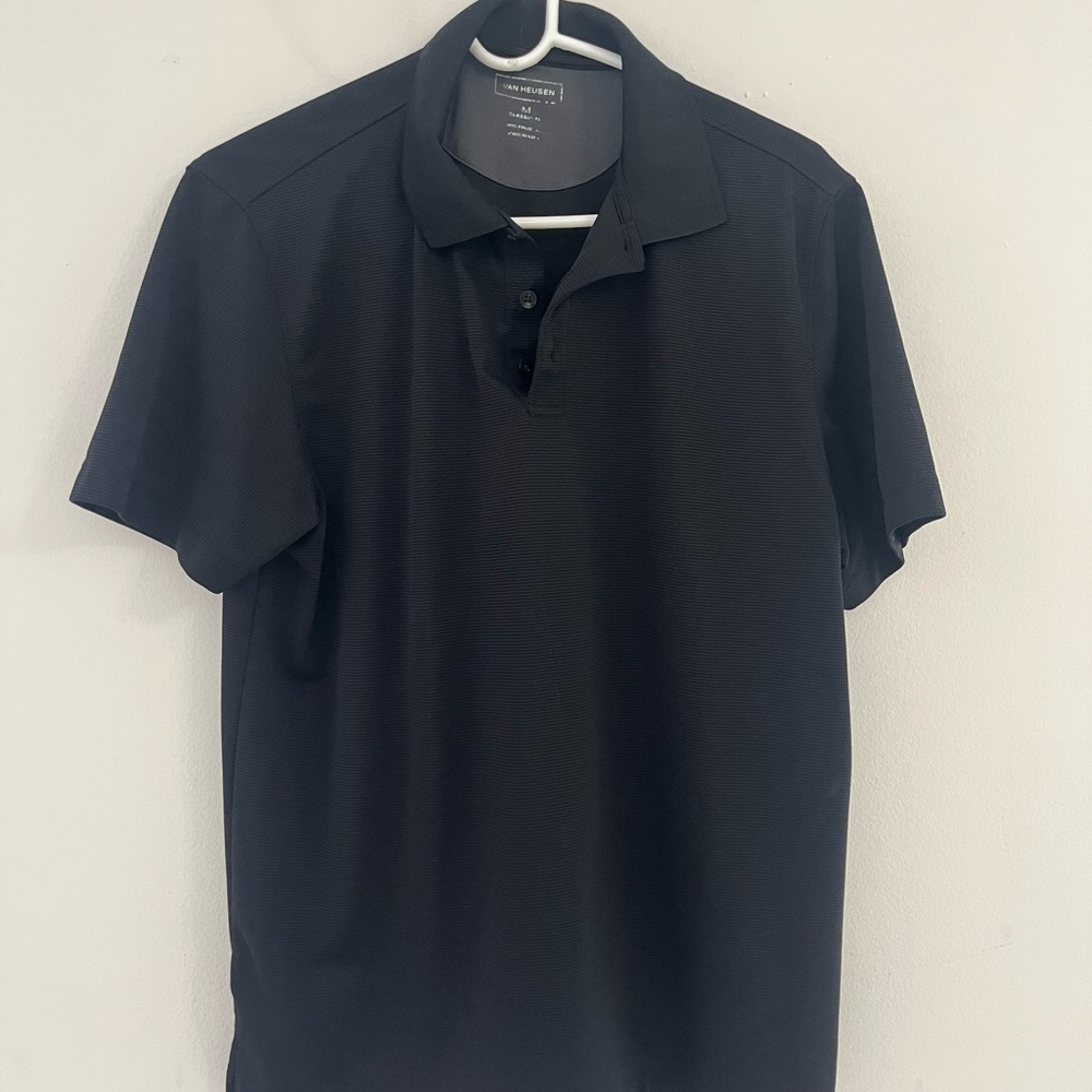 Van Heusen Classic Black Polo Shirt
